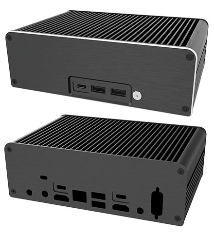 Akasa Newton CRC Encloure (for ASUS NUC14 Pro i3) <b>[A-NUC93-M2B]</b>